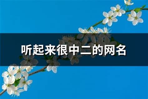 中二的名字|听起来很中二的网名(精选129个)